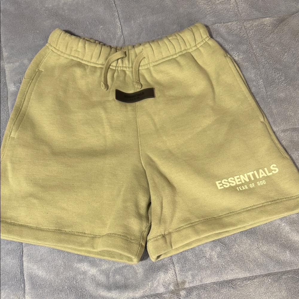 Essentials Men's Athletic Shorts in Light Tan